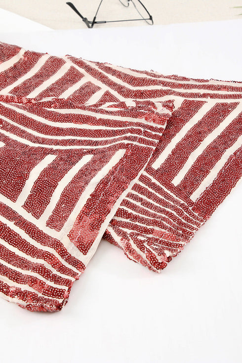 Sequin Wide Leg Pants